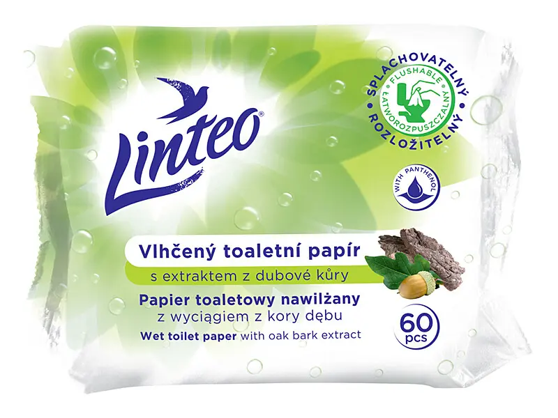 5262_LINTEO VLHCENY TOALETNI PAPIR S DUBOVOU KUROU 60 KS